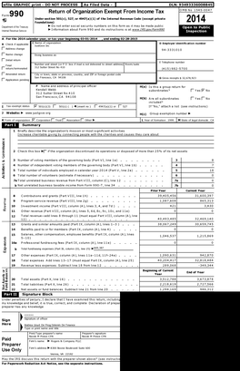 2015 C Name of Organization B Check If Applicable D Employer Identification Number Justgive Inc F Address Change 94-3331010