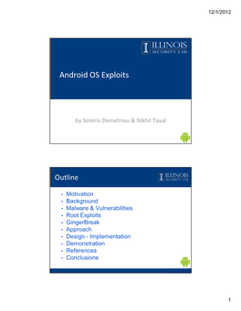 Android OS Exploits
