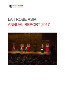 La Trobe Asia Annual Report 2017