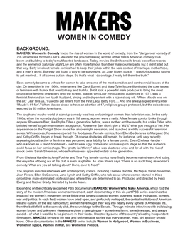 Women in Comedy