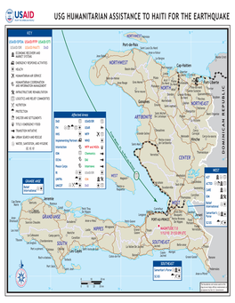 Earthquake-Affected Areas and Population Movement in Haiti