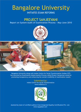 Bangalore University Project Sanjeevani Report