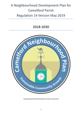 A Neighbourhood Development Plan for Camelford Parish Regulation 14 Version May 2019