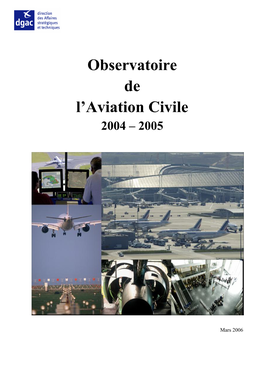 Observatoire De L'aviation Civile 2004-2005