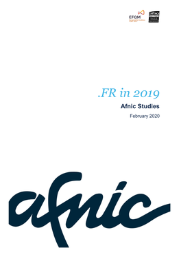 FR in 2019 Afnic Studies February 2020