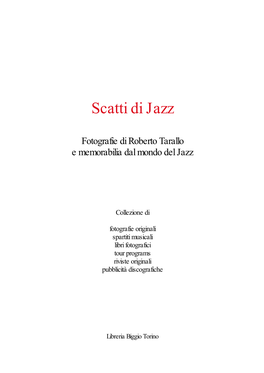 Scatti Di Jazz
