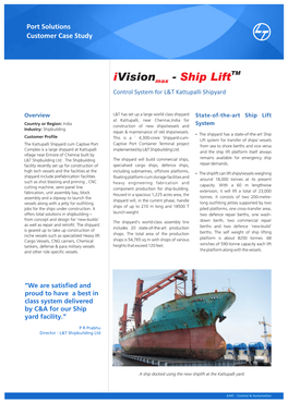 I Ship Lift Vision