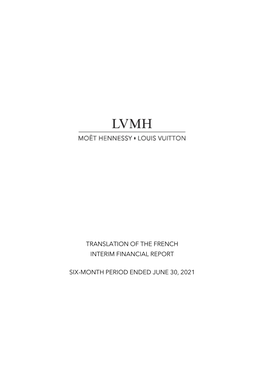 Translation of the French Interim Financial Report Six