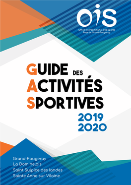 GUIDE DES Activités SPORTIVES 2019 2020