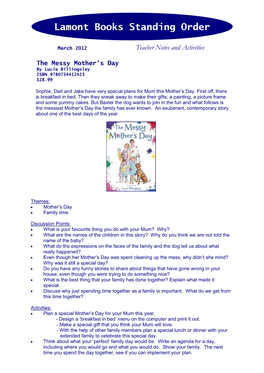 The-Messy-Mothers-Day.Pdf