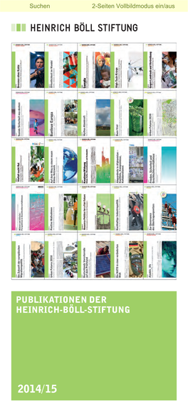 Schriftenverzeichnis 2014/2015