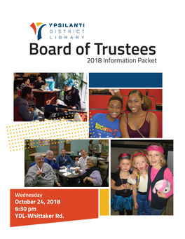 Board of Trustees 2018 Information Packet