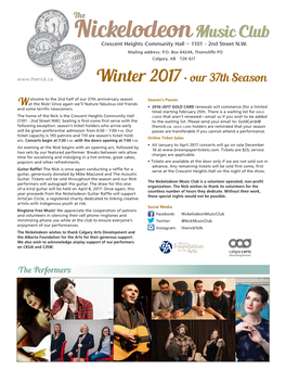 Nick 2017 Winter Newsletter