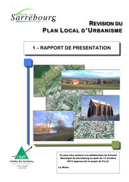 1 – Rapport De Presentation