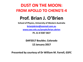 50 Years of Dust on the Moon: from Apollo to Cheng'e-4
