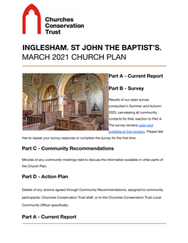 Inglesham Church Plan