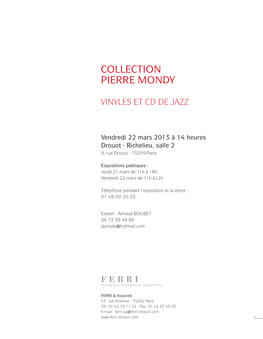 Collection Pierre Mondy