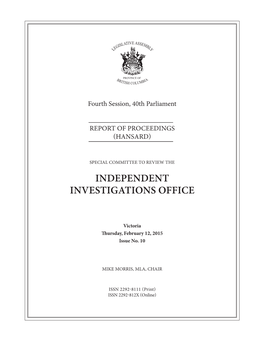 Independent Investigations Office