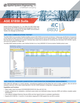 ASE 61850 Suite