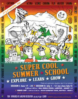 Super Cool Summer School