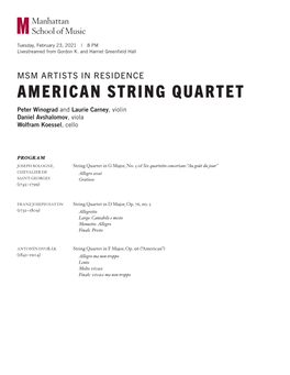 American String Quartet