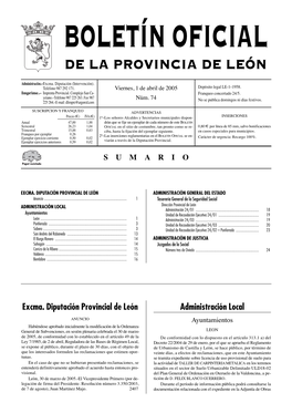 De La Provincia De León