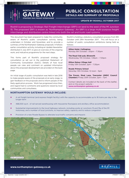 Roxhill Public Consultation