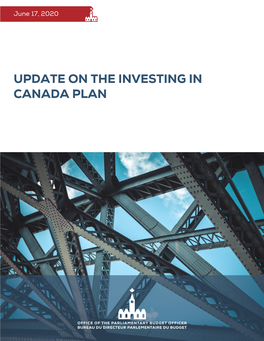 Update on the Investing in Canada Plan