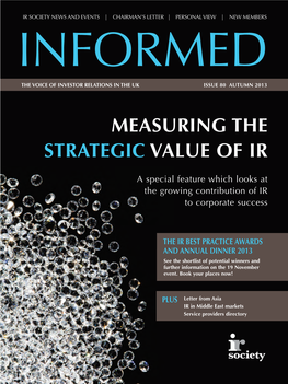 Measuring the Strategic Value of Ir