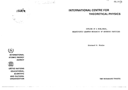 International Centre for Theoretical Physics