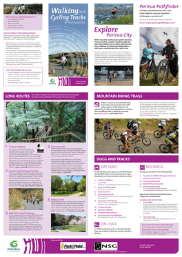 Porirua City Walking and Cycling Tracks Brochure