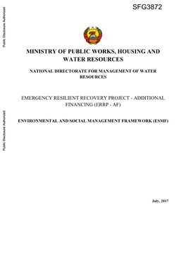 Ministry of Public Works, Housing and Water Resources