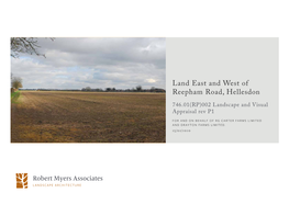 Land East and West of Reepham Road, Hellesdon Site Photo