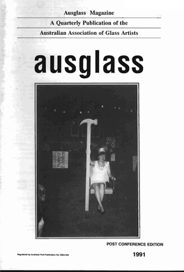 Ausglass Magazine a Quarterly Publication of the Australian Association of Glass Artists Aus Ass