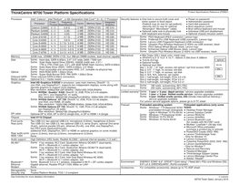 Thinkcentre M700 Tower Platform Specifications Product Specifications Reference (PSREF)