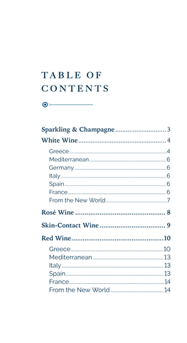 Table of Contents