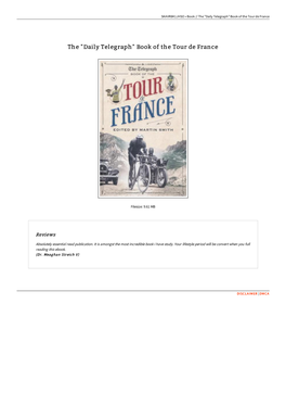 Download Ebook ~ the "Daily Telegraph" Book of the Tour De France