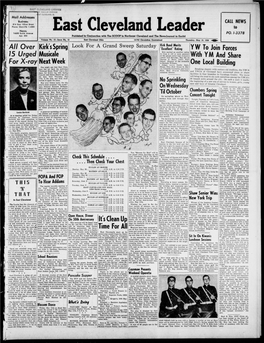 East Cleveland Leader. (East Cleveland, Ohio), 1956-05-10, [P ]