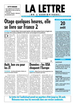 HEBDO Lettre Audio 21 Aout:L2A