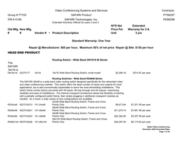 77153 4106 Safari Technologies Price List Dated December 2000