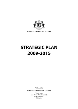 Strategic Plan 2009-2015