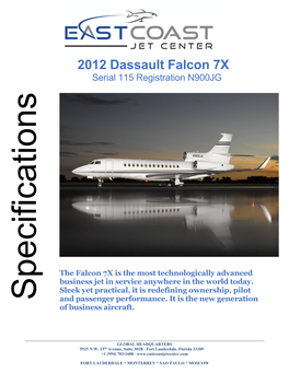 2012 Dassault Falcon 7X