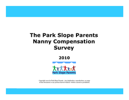 The Park Slope Parents Nanny Compensation Survey