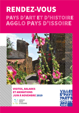 Rendez-Vous Pays D'art Et D'histoire Agglo Pays D'issoire