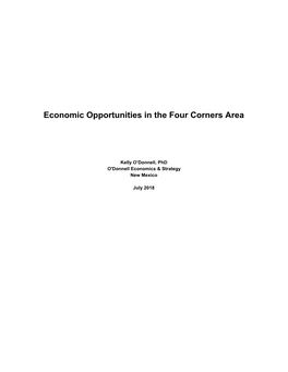 Economic Opportunities in the Four Corners Area