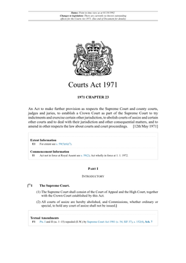 Courts Act 1971