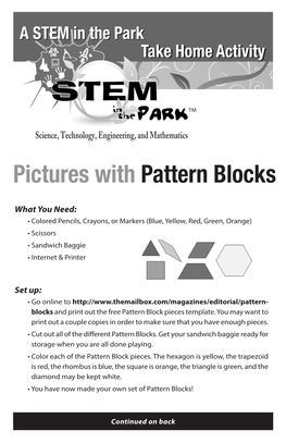 Pictures with Pattern Blocks