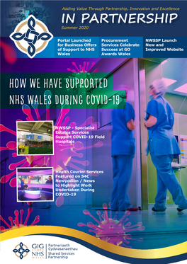 How We Have Supported NHS Wales During COVID-19
