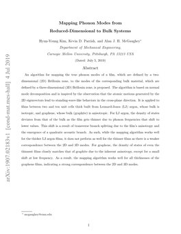 Arxiv:1907.02183V1 [Cond-Mat.Mes-Hall] 4 Jul 2019