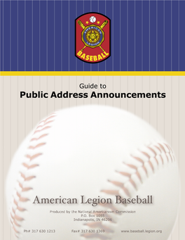 American Legion Baseball